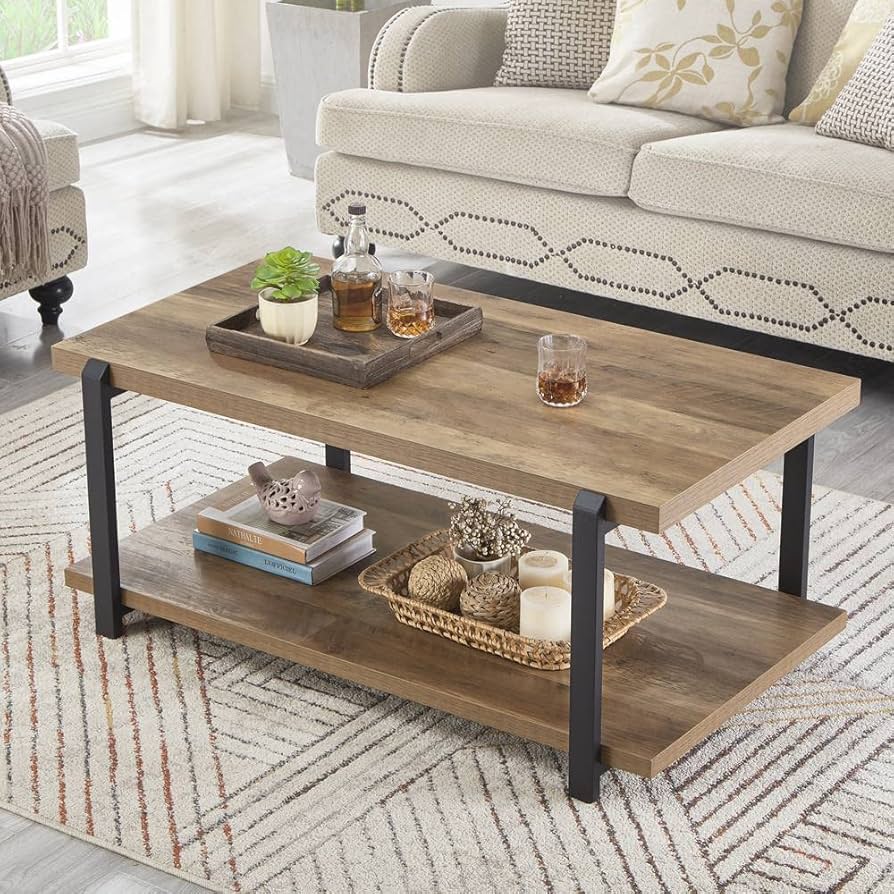 D-bodhi コーヒーテーブル INDUSTRIAL COFFEE TABLE D-Bodhi Wave Coffee Table - Natural – LH Home